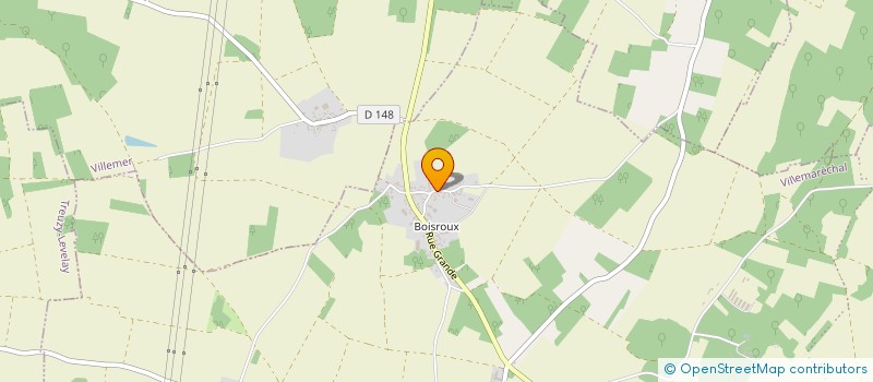 localisation de l'entreprise MONSIEUR FRANCK DELETANG  VILLEMARECHAL