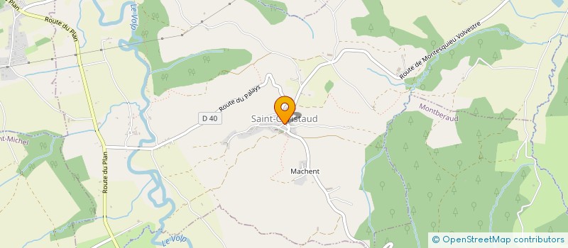 localisation de l'entreprise MONSIEUR FRANCK DELFORGE  SAINT CHRISTAUD