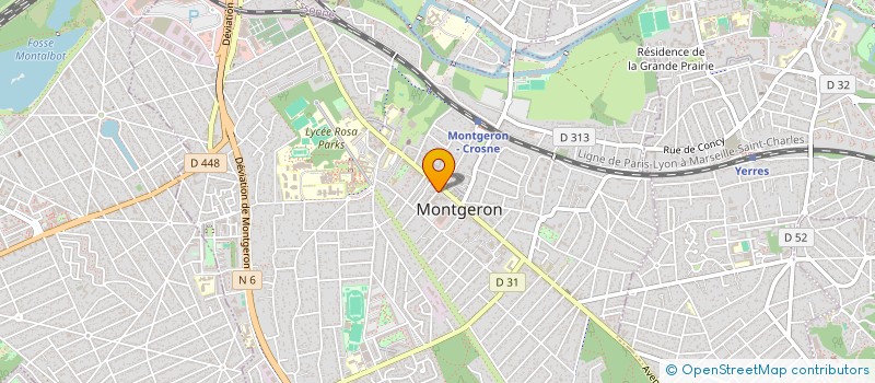 localisation de l'entreprise MONSIEUR FRANCK DELHOMMEAU à MONTGERON