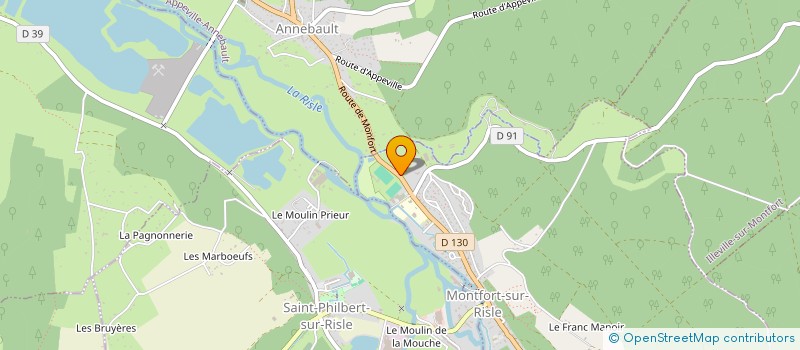 localisation de l'entreprise MONSIEUR FRANCK DELISLE  MONTFORT-SUR-RISLE