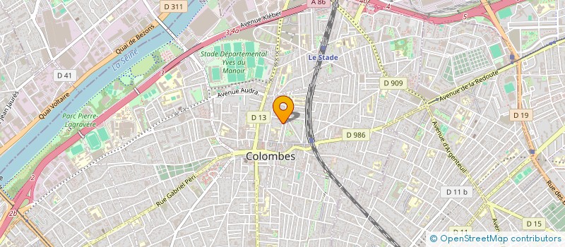 localisation de l'entreprise MONSIEUR FRANCK DELLA VALLE à COLOMBES
