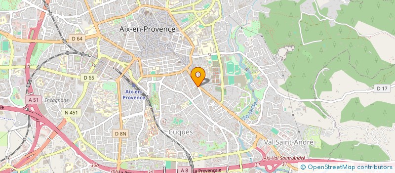 localisation de l'entreprise MONSIEUR FRANCK DELLANOCE à AIX-EN-PROVENCE