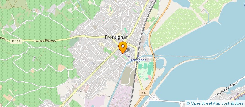 localisation de l'entreprise MONSIEUR FRANCK DELPIERRE à FRONTIGNAN