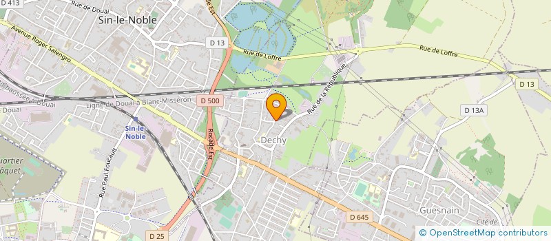 localisation de l'entreprise MONSIEUR FRANCK DELVINCOURT  DECHY