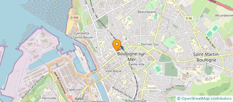 localisation de l'entreprise MONSIEUR FRANCK DEMBREMENT-PIERRU  BOULOGNE-SUR-MER