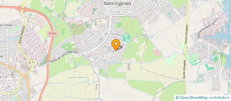 localisation de l'entreprise MONSIEUR FRANCK DEMESTRE  ELNE