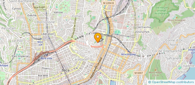 localisation de l'entreprise MONSIEUR FRANCK DEMONT à NICE