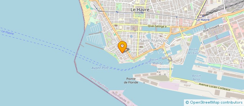 localisation de l'entreprise MONSIEUR FRANCK DENEUVE à LE HAVRE