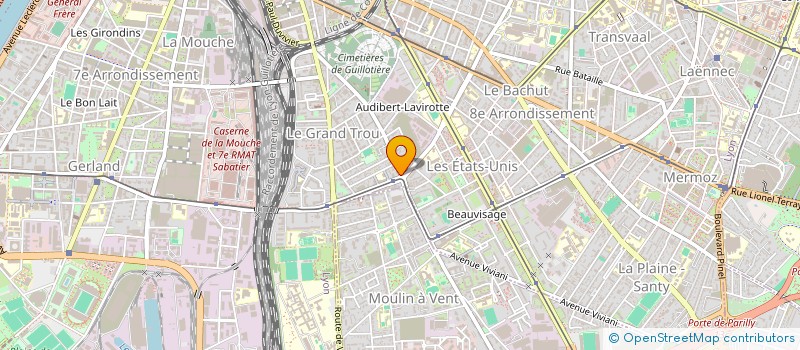 localisation de l'entreprise MONSIEUR FRANCK DENIS à LYON