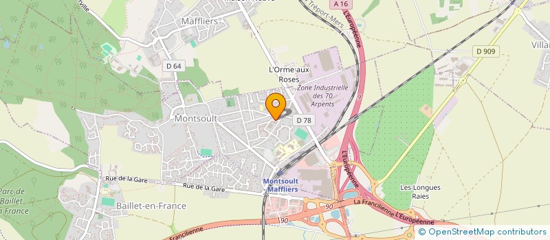 localisation de l'entreprise MONSIEUR FRANCK DENIS à MONTSOULT