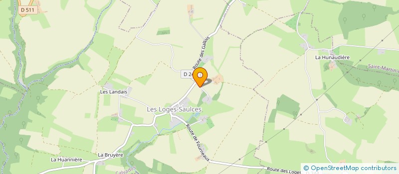localisation de l'entreprise MONSIEUR FRANCK DENIS GARNIER  LES LOGES-SAULCES