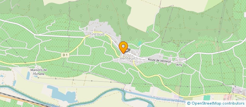localisation de l'entreprise MONSIEUR FRANCK DEPOIVRE  VENTEUIL