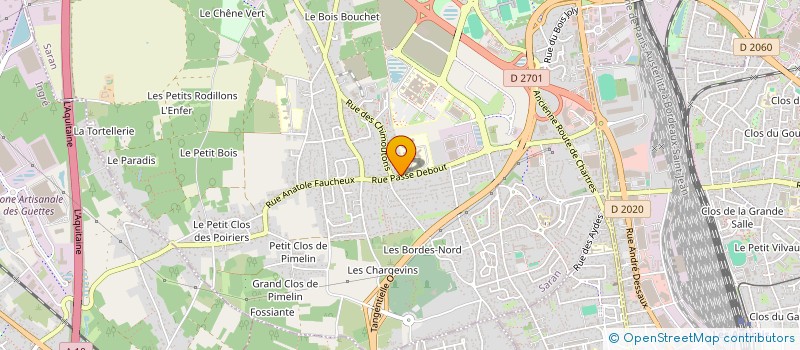 localisation de l'entreprise MONSIEUR FRANCK DERICAND  SARAN
