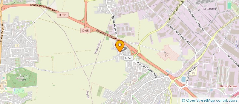 localisation de l'entreprise MONSIEUR FRANCK DEROSSI à CORBAS