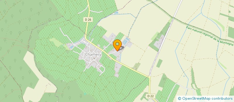 localisation de l'entreprise MONSIEUR FRANCK DEROUILLAT  CHAMERY