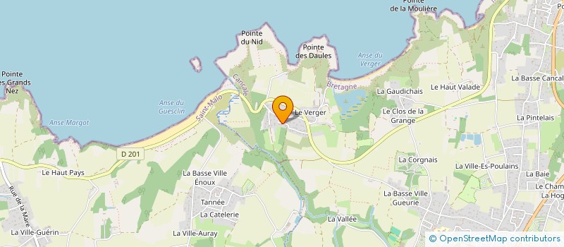 localisation de l'entreprise MONSIEUR FRANCK DESCARREGA  CANCALE