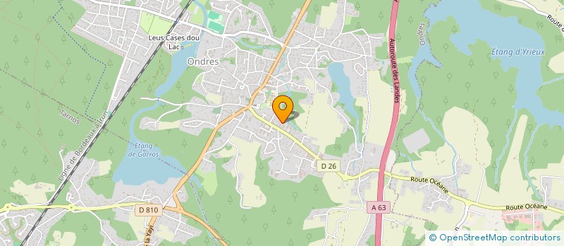 localisation de l'entreprise MONSIEUR FRANCK DESCHAMPS  ONDRES