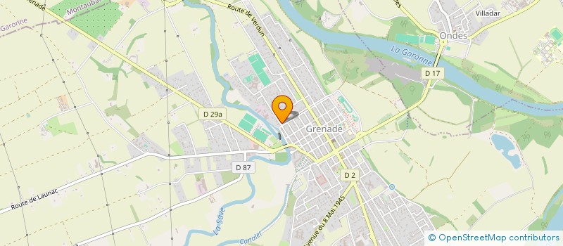 localisation de l'entreprise MONSIEUR FRANCK DESCHAMPS  GRENADE