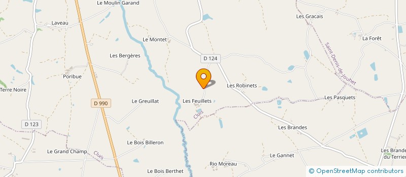 localisation de l'entreprise MONSIEUR FRANCK DESCHATRETTES à CLUIS