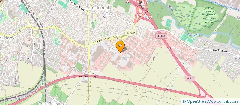 localisation de l'entreprise MONSIEUR FRANCK DESHORS  CORMONTREUIL