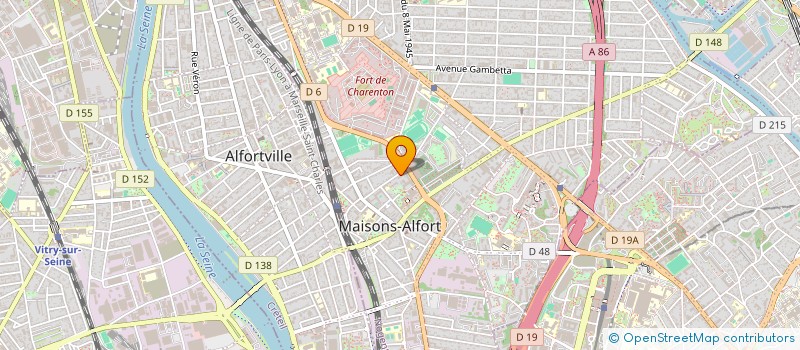 localisation de l'entreprise MONSIEUR FRANCK DESRAYAUD  MAISONS-ALFORT