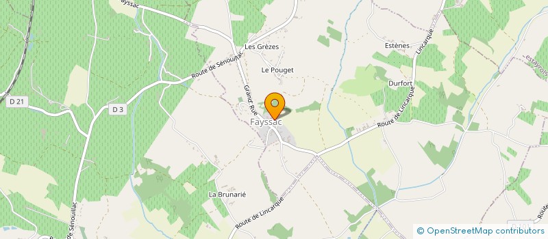 localisation de l'entreprise MONSIEUR FRANCK DESSERS  FAYSSAC