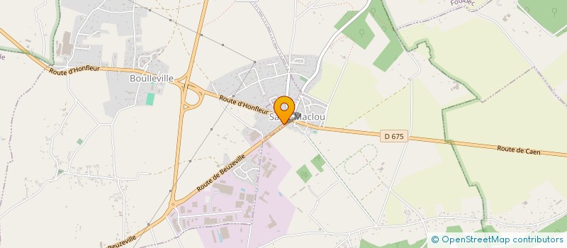 localisation de l'entreprise MONSIEUR FRANCK DESTIN  BOULLEVILLE