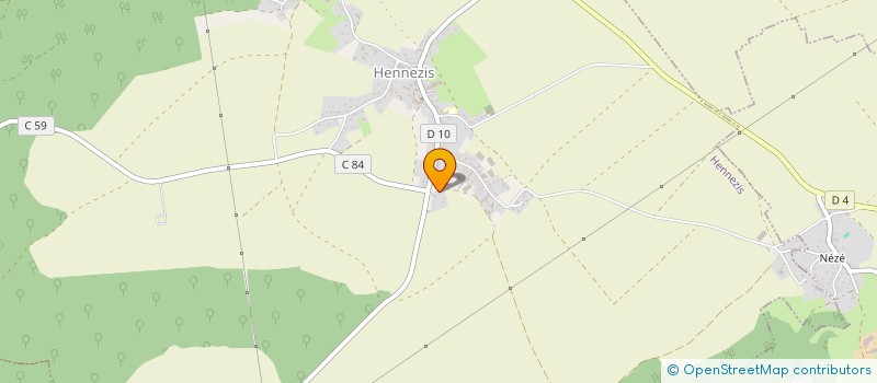 localisation de l'entreprise MONSIEUR FRANCK DESTOUET  HENNEZIS