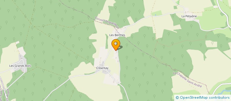 localisation de l'entreprise MONSIEUR FRANCK DETABLE  LA CHAPELLE-SAINT-ANDRE