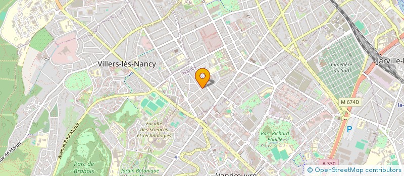 localisation de l'entreprise MONSIEUR FRANCK DEU  NANCY