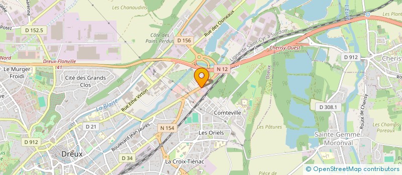 localisation de l'entreprise MONSIEUR FRANCK DEVAULT à DREUX