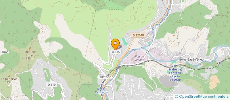 localisation de l'entreprise MONSIEUR FRANCK DI DIO  CANTARON