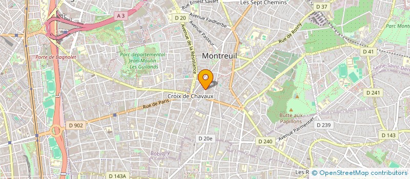 localisation de l'entreprise MONSIEUR FRANCK DI STEFANO à MONTREUIL