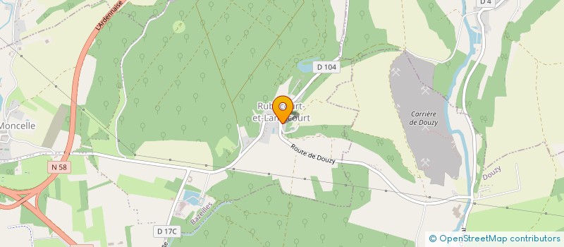 localisation de l'entreprise MONSIEUR FRANCK DIAS-FERREIRA  POURU-SAINT-REMY