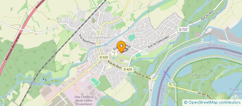 localisation de l'entreprise MONSIEUR FRANCK DIEMER  DRUSENHEIM