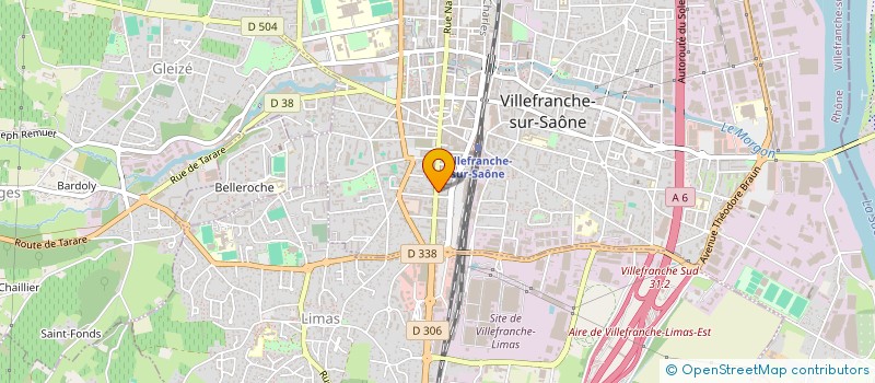 localisation de l'entreprise MONSIEUR FRANCK DILLANT à VILLEFRANCHE-SUR-SAONE