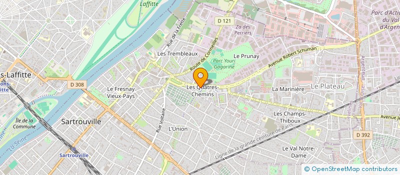 localisation de l'entreprise MONSIEUR FRANCK DILLENSCHNEIDER à SARTROUVILLE