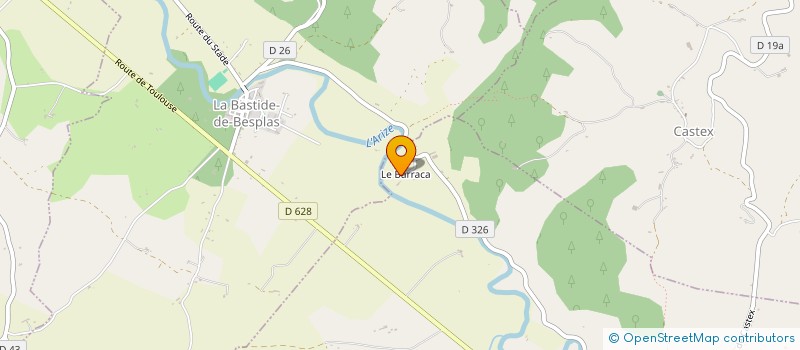 localisation de l'entreprise MONSIEUR FRANCK DIMITROPOULOS à DAUMAZAN-SUR-ARIZE