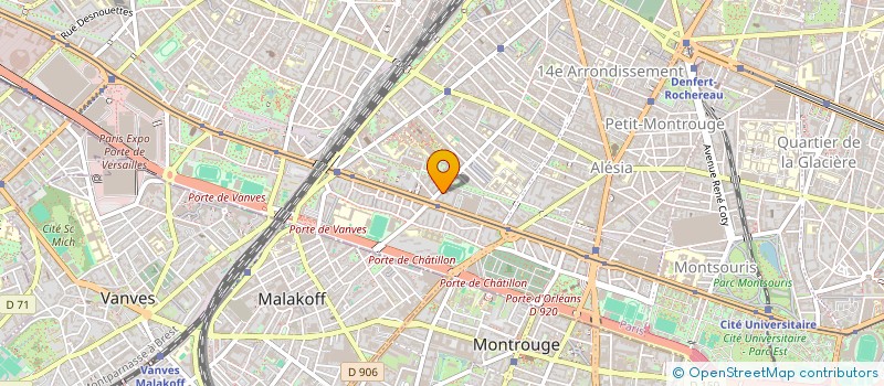 localisation de l'entreprise MONSIEUR FRANCK DITUTALA  PARIS