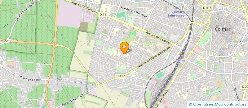 localisation de l'entreprise MONSIEUR FRANCK DJEUFACK AKONO  COLMAR