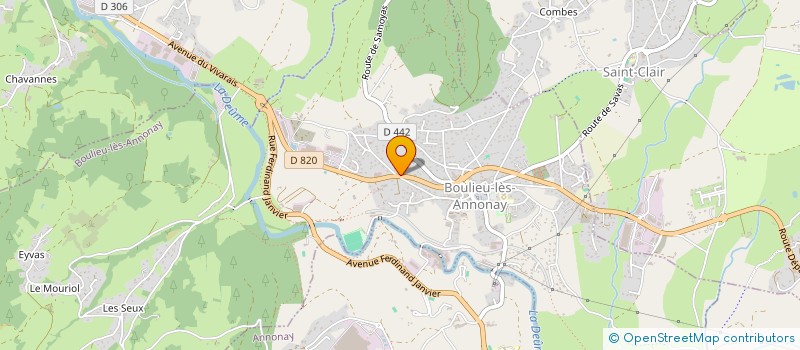 localisation de l'entreprise MONSIEUR FRANCK DOCHER  BOULIEU-LES-ANNONAY