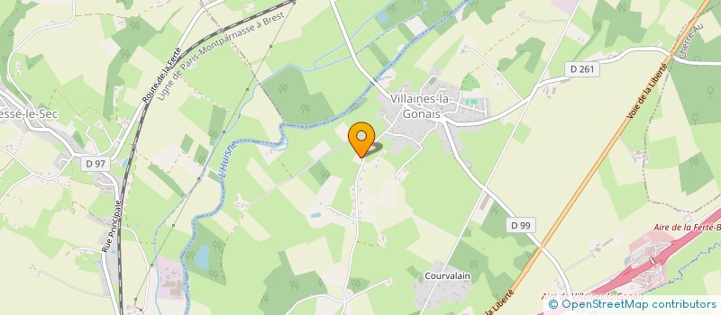 localisation de l'entreprise MONSIEUR FRANCK DODIER  VILLAINES-LA-GONAIS