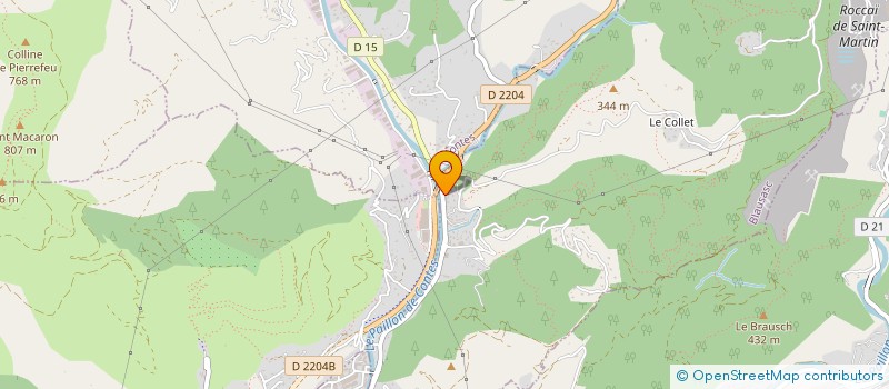 localisation de l'entreprise MONSIEUR FRANCK DOGLIO  BLAUSASC