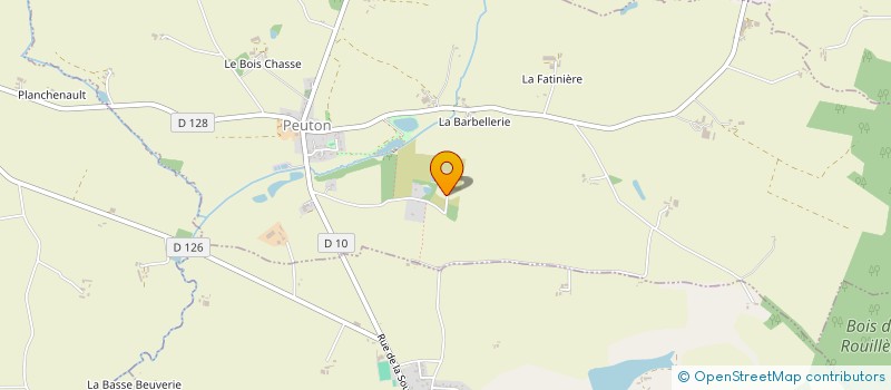 localisation de l'entreprise MONSIEUR FRANCK DOLAIS  PEUTON