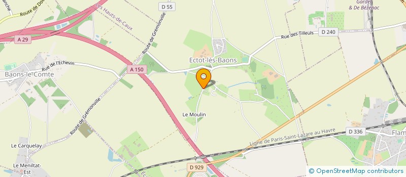 localisation de l'entreprise MONSIEUR FRANCK DONNET  YVETOT