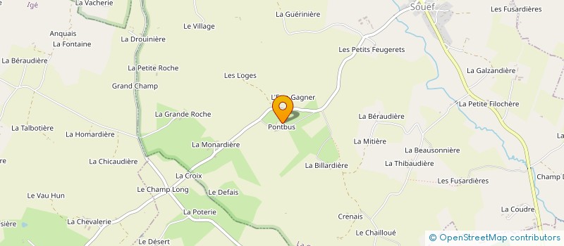 localisation de l'entreprise MONSIEUR FRANCK DORDOIGNE à LA CHAPELLE-SOUEF