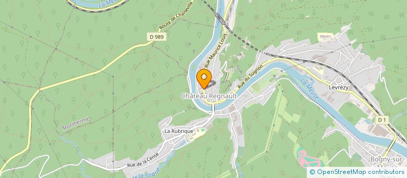 localisation de l'entreprise MONSIEUR FRANCK DOREZ  BOGNY-SUR-MEUSE