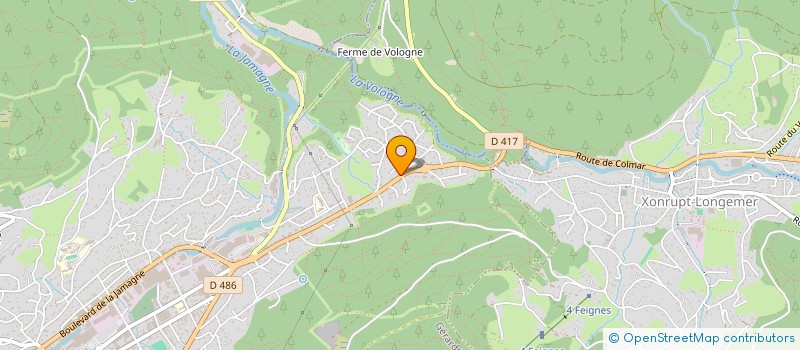 localisation de l'entreprise MONSIEUR FRANCK DORIDANT  GERARDMER