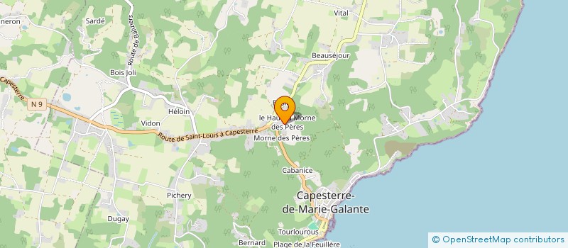 localisation de l'entreprise MONSIEUR FRANCK DOUGLAS à CAPESTERRE DE MARIE GALANTE