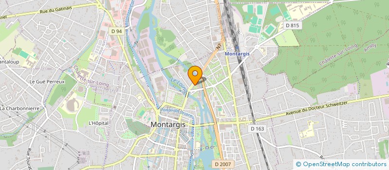 localisation de l'entreprise MONSIEUR FRANCK DRAPIN à MONTARGIS